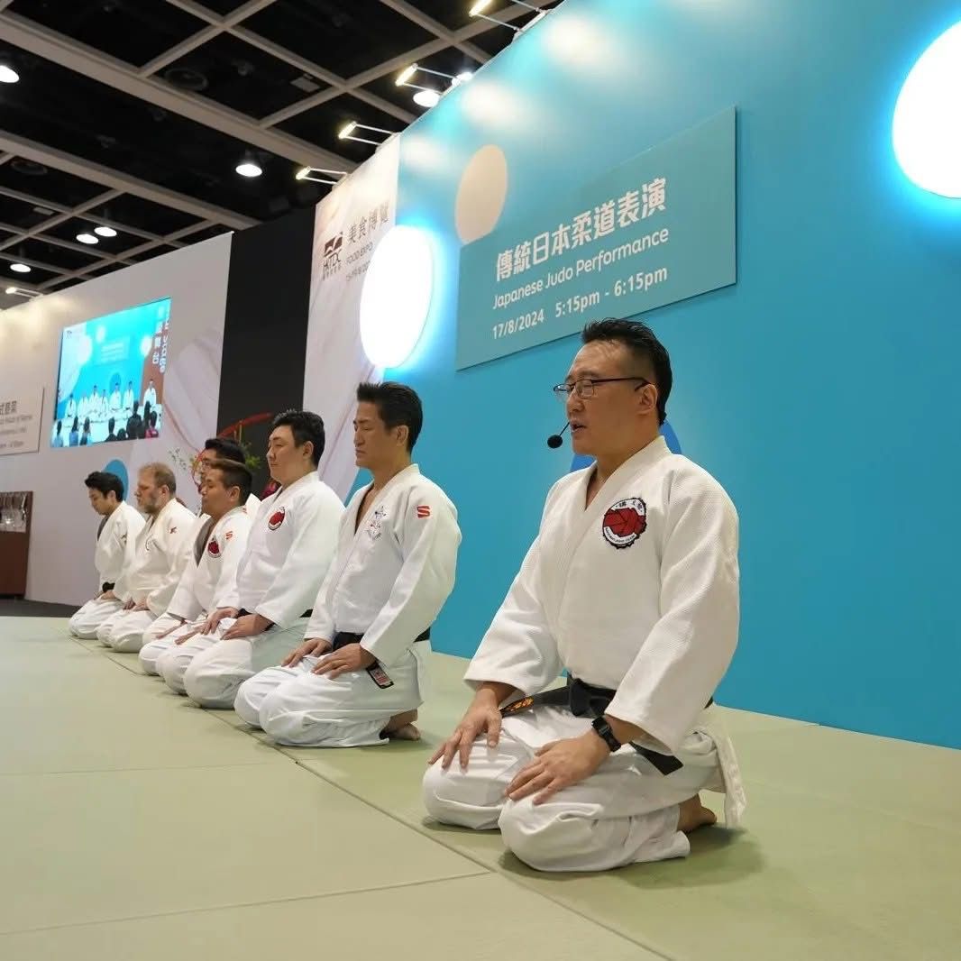 岩井龍馬指導的柔道演武與工作坊